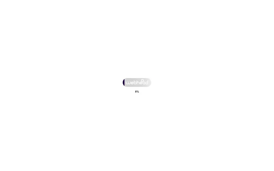 Desktop view of the Webhead website captured July 30, 2026